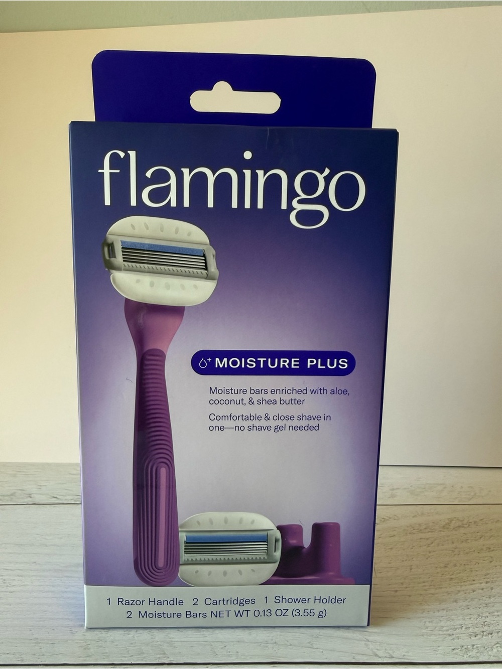 Flamingo Moisture Plus Women's Razor Set - Picture 2 of 5
